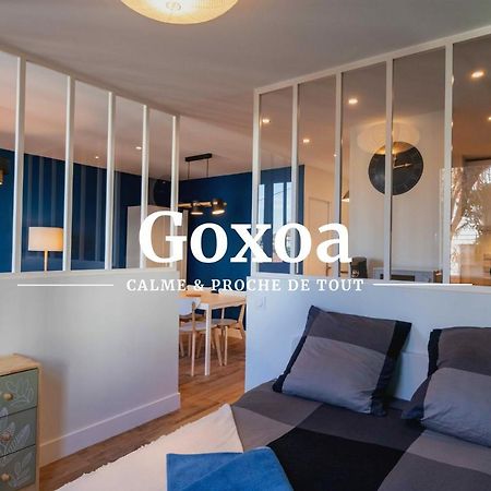 Goxoa - Appartement Au Calme, Centre Ville, Parking - Wifi アンダイエ エクステリア 写真