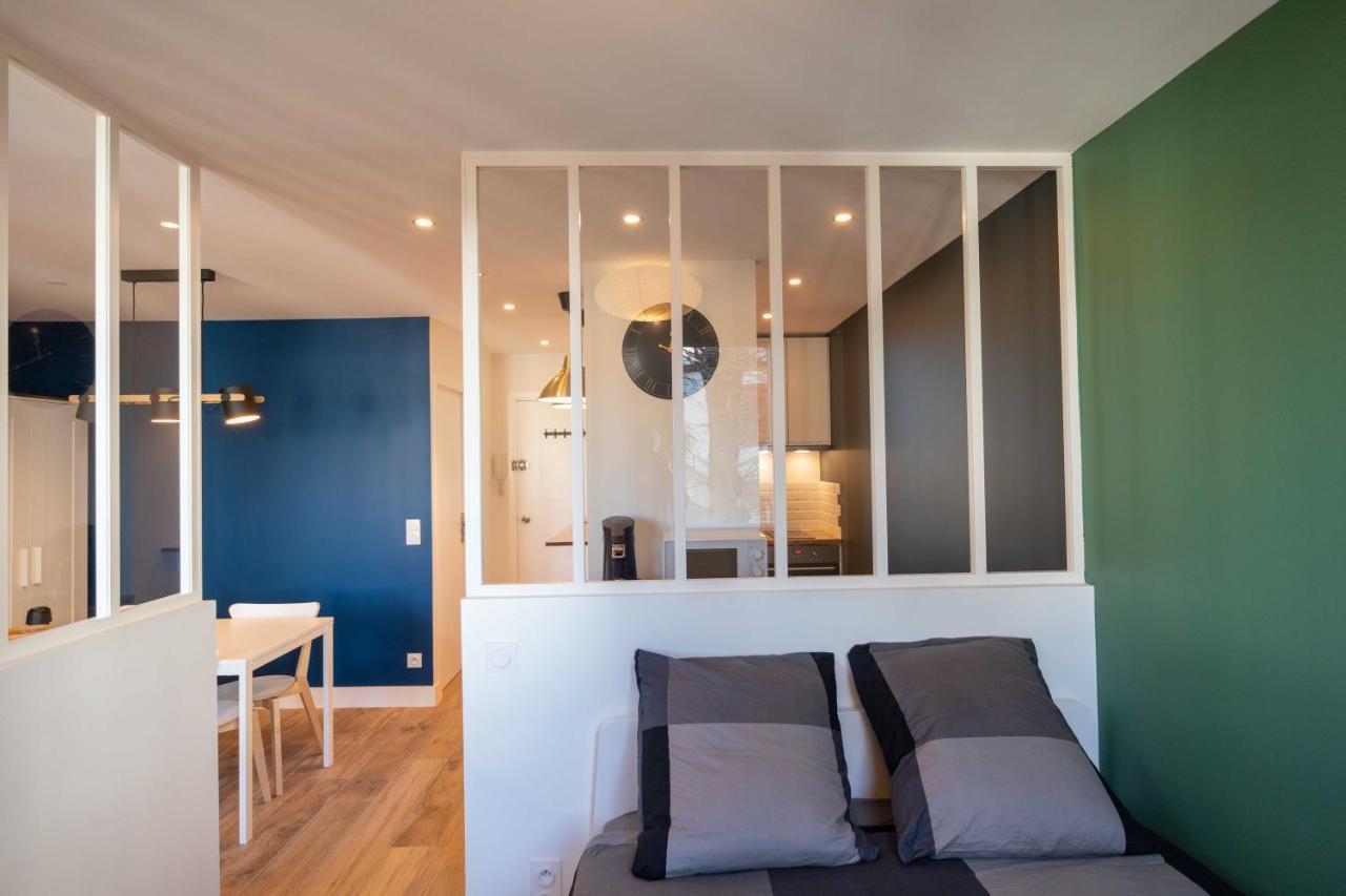 Goxoa - Appartement Au Calme, Centre Ville, Parking - Wifi アンダイエ エクステリア 写真