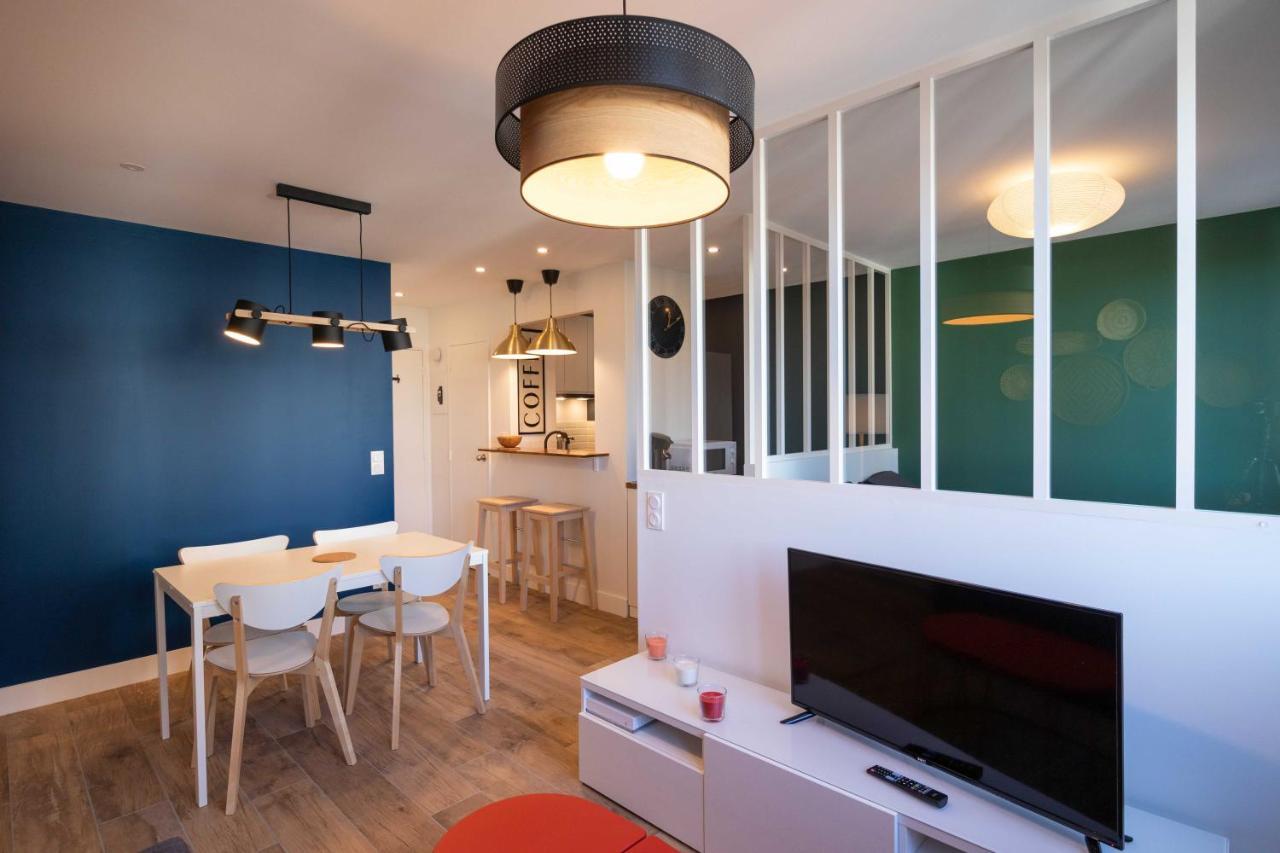 Goxoa - Appartement Au Calme, Centre Ville, Parking - Wifi アンダイエ エクステリア 写真