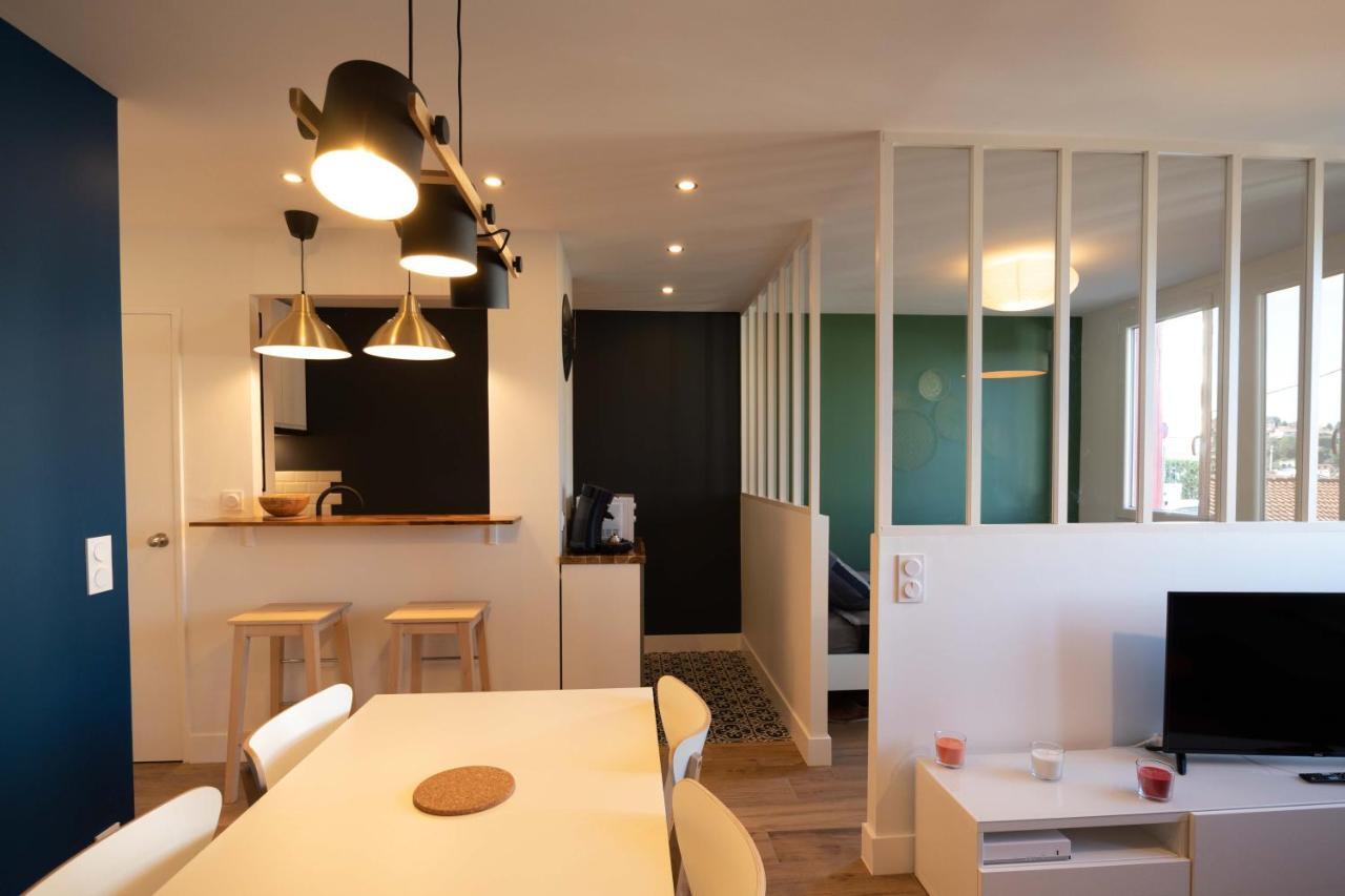 Goxoa - Appartement Au Calme, Centre Ville, Parking - Wifi アンダイエ エクステリア 写真