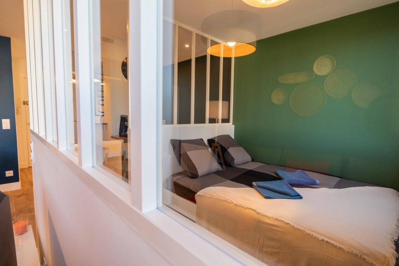 Goxoa - Appartement Au Calme, Centre Ville, Parking - Wifi アンダイエ エクステリア 写真